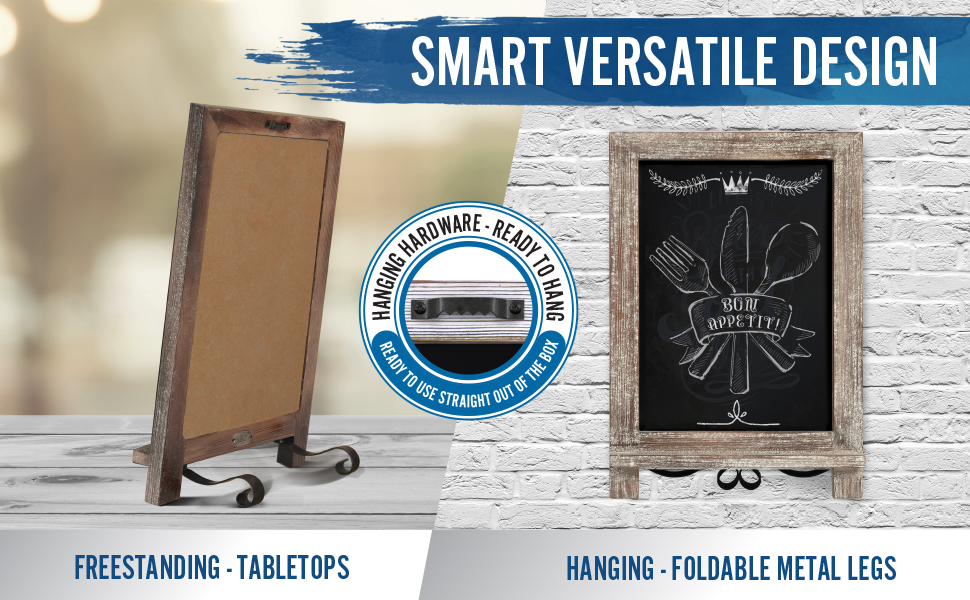 Tabletop Chalkboard Weathered