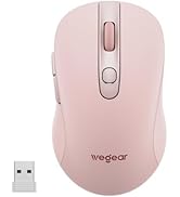 wegear USB Wireless Mouse for Laptop PC Mac, 2.4GHz Cordless Mouse with 6 Buttons, 5-Level Adjust...