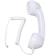 Heayzoki Retro Phone Handset, 3.5mm Cell Phone Receiver, Radiation Proof, HandheldCell Phone Tele...