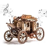 Wowood 3D Wooden Puzzles for Adults, 3D Puzzle Music Box, Model Car STEM Kits, Models for Adults ...