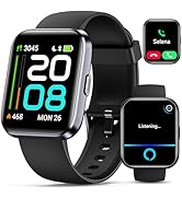 Smartwatch for Women/Men, Compatible with Android &amp; iPhone, 1.8'' Fitness Tracker Watch with Alex...