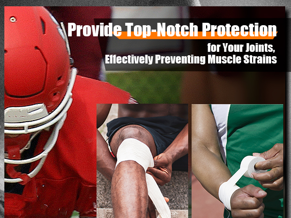 Professional 6 Pack White Athletic Sports Tape