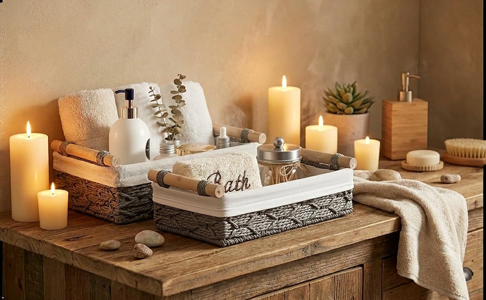 bathroom basket