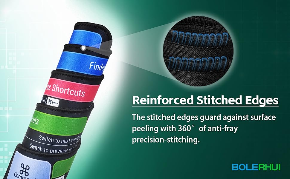 durable stitched edges