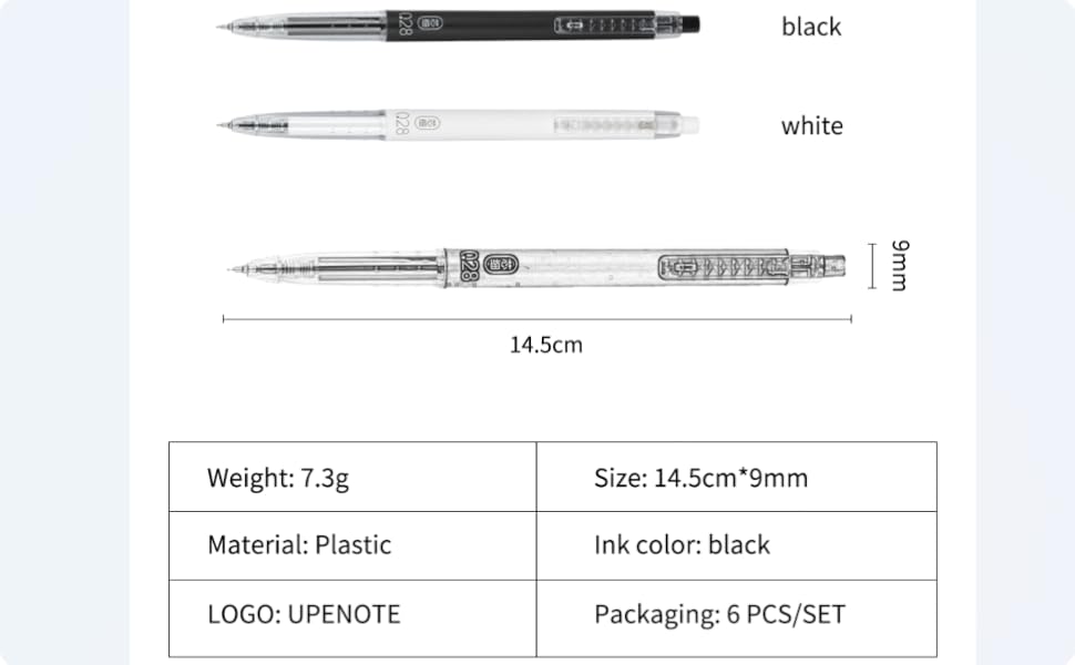 black ink pen