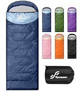 Sportneer Sleeping Bags for Adults, Warm &amp; Cold Weather Sleeping Bag for Adults Kids Boys Girls -...