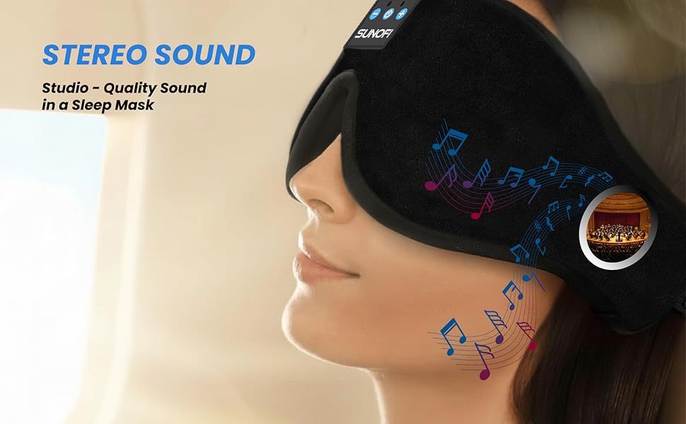 SunoFi Sleep Headphones Bluetooth 5.4