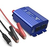BESTEK 500W Power Inverter DC 12V to 110V AC Converter with 4.8A Dual USB Car Charger ETL Listed ...