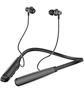 CHUYI Wireless Bluetooth 5.3 Neckband Headphone, Hanging Neck Magnetic Attraction Headset with LE...