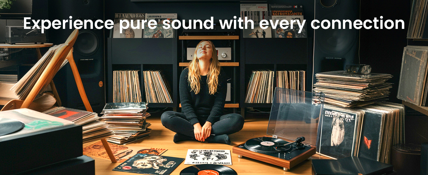 Experience pure sound with every connection