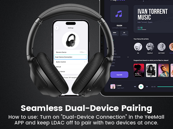 two headphones paring