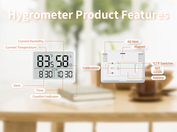 Hygrometer Product Features