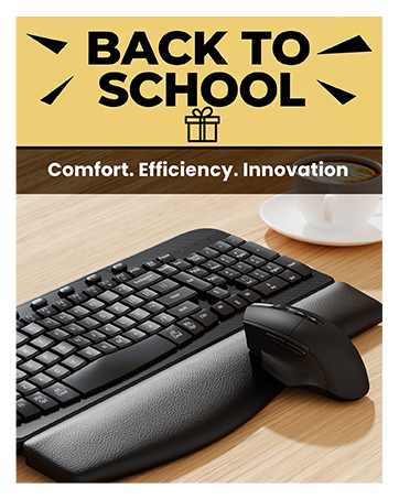 Wireless Keyboard and mouse Ergonomic
