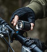 WUBEN B1 Rechargeable Bike Light 3600 Lumens, Rechargeable Power Bank Bike Light with Remote Cont...