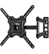 Upreign Full Motion TV Wall Mount for 26-55 inch Flat or Curved TVs up to 66 lbs,TV Bracket Wall ...