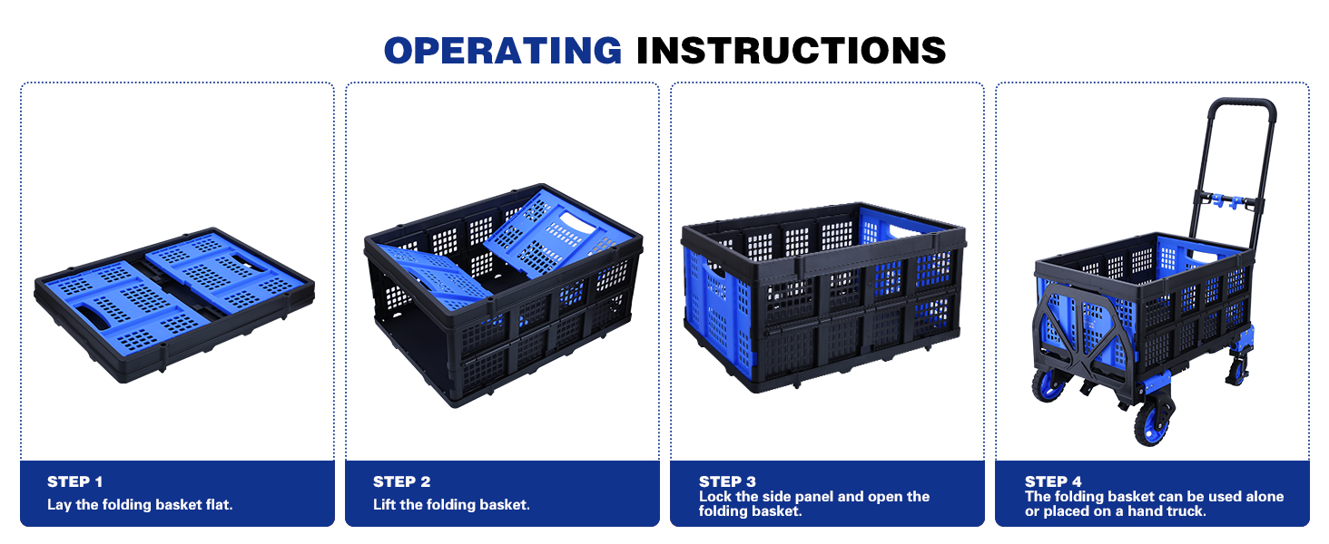 collapsible dolly cart with wheels
