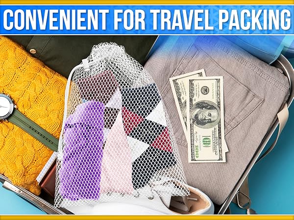 drawstring bags for kids camping organization small mesh laundry bags laundry mesh bags drawstring 