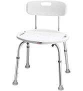 Carex Bath Chair and Shower Chair with Back - Shower Seat for Elderly, Handicap, and Disabled, 30...
