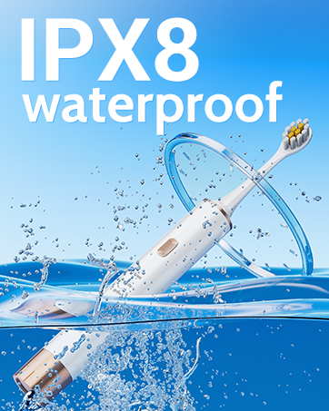 IPX8 Waterproof electric toothbrush