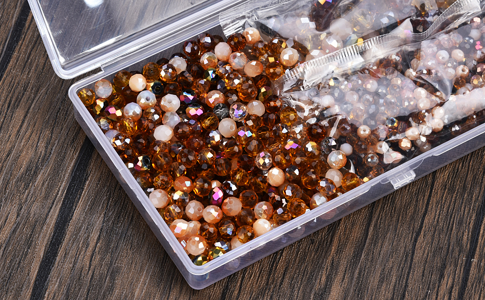 Brown Glass Beads