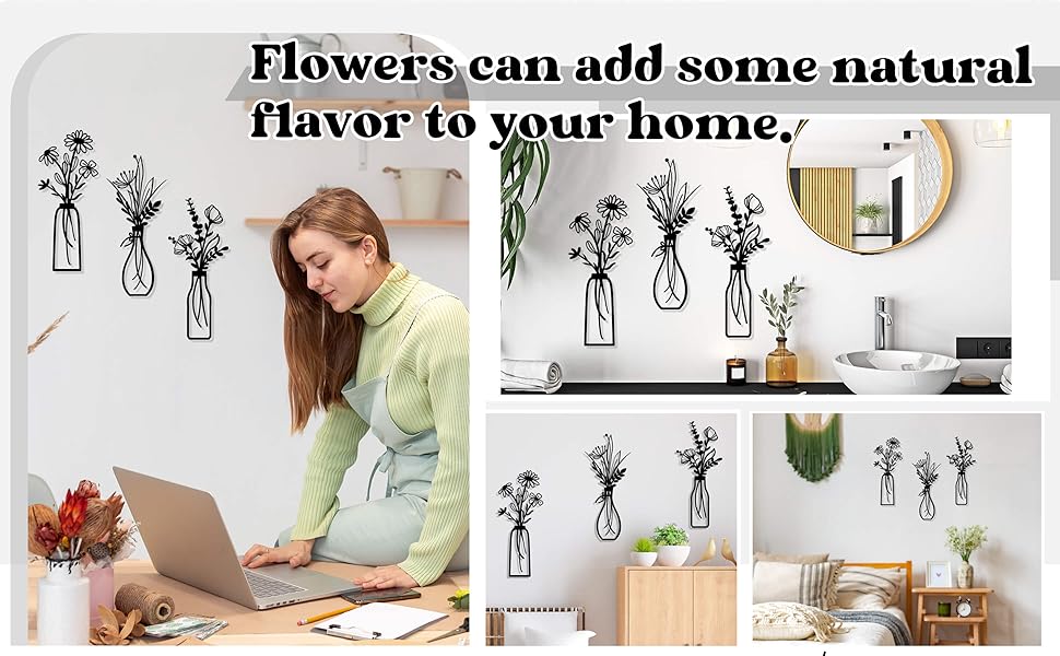 metal wall art for bathroom bedroom