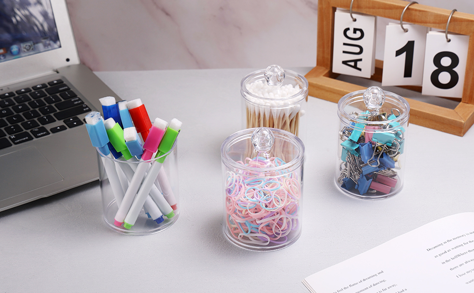 Plastic Apothecary Jars Set