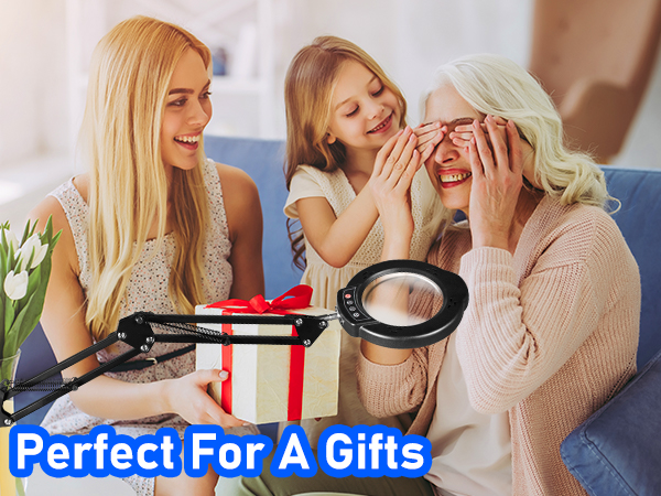 light with magnifying glass