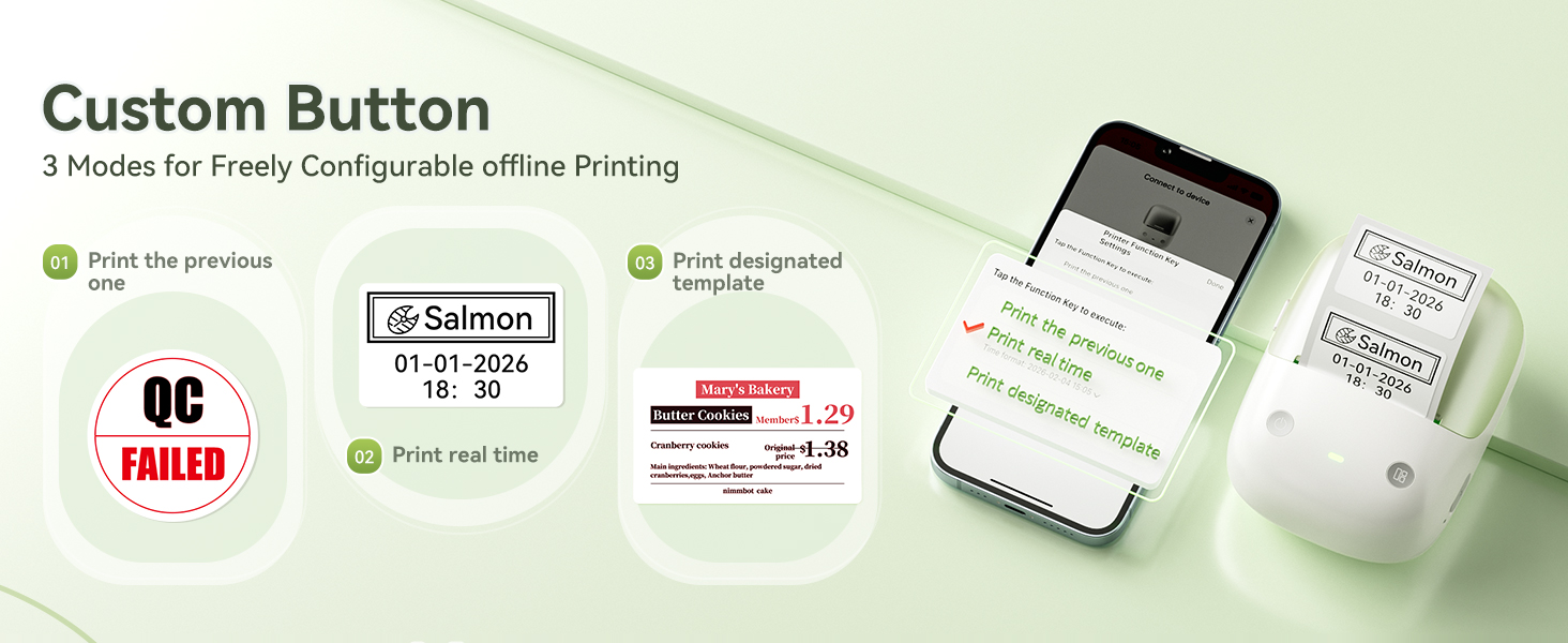 NIIMBOT B2 PRO Portable LABEL MAKER red black color printing