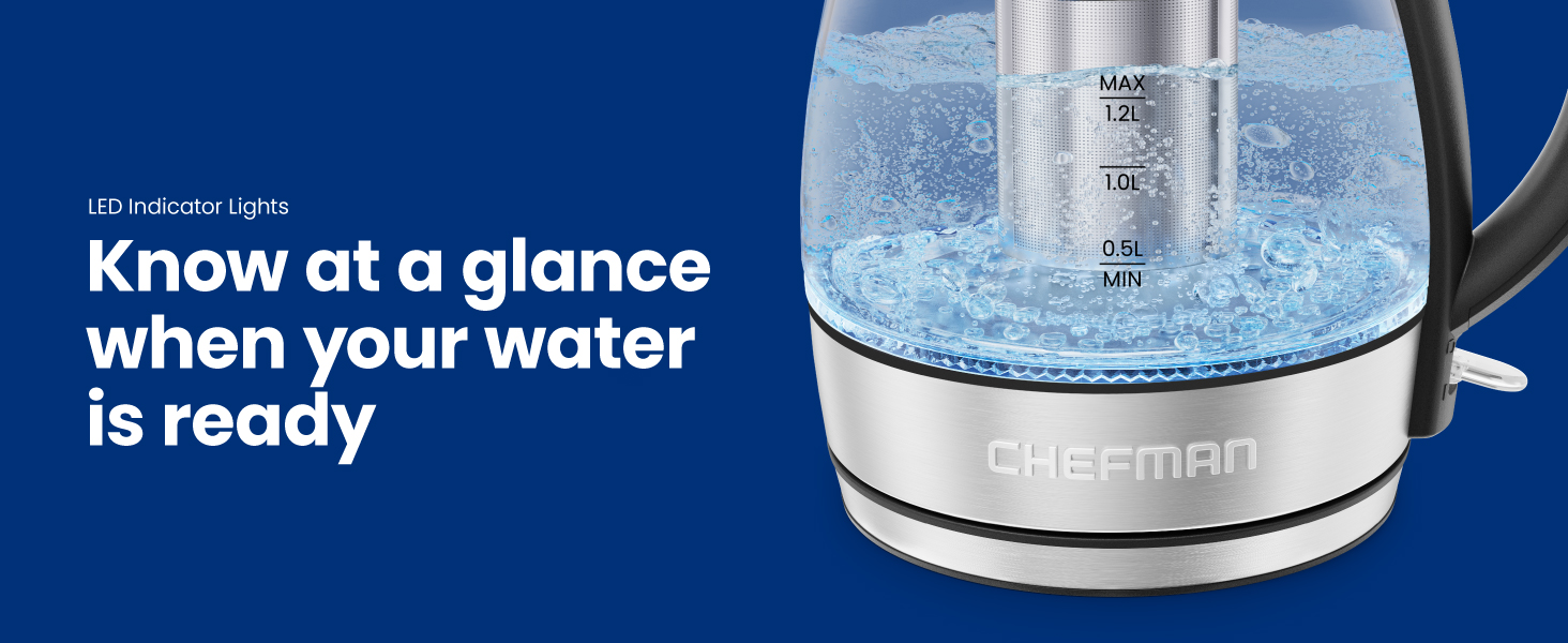 Know at a glance when your water is ready