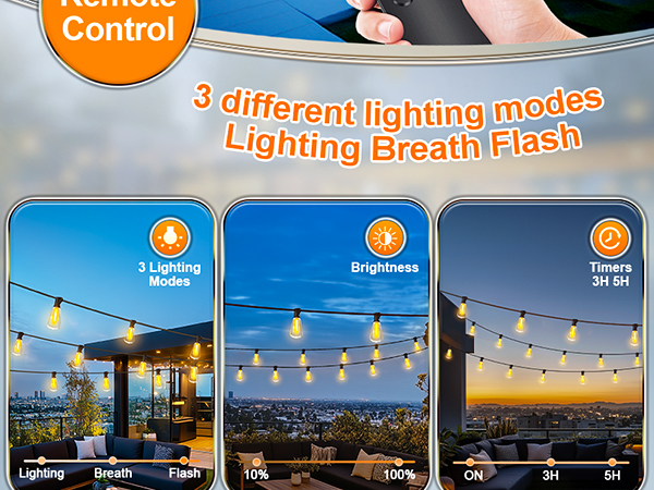 outdoor string lights