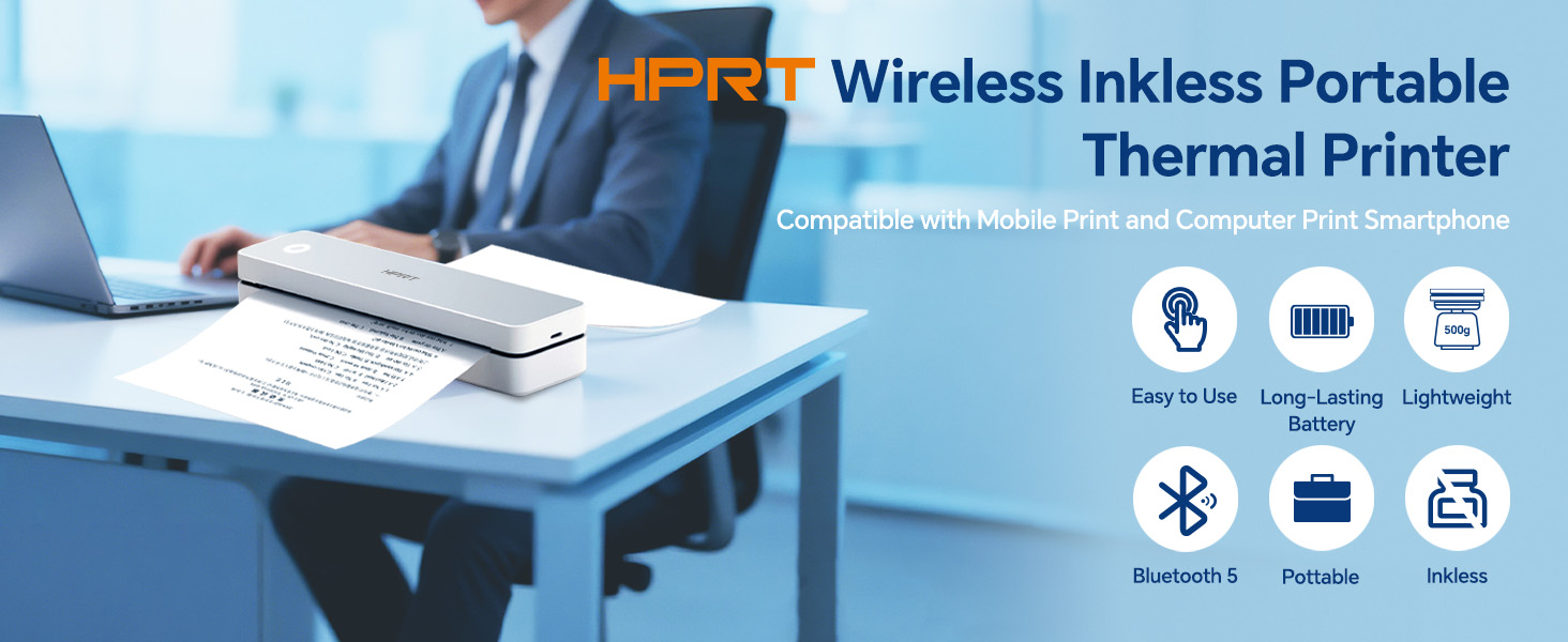 Portable Printer Wireless for Travel