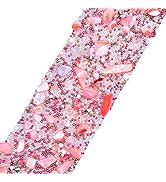Crystal Rhinestone Trim Hotfix Ribbon Artificial Gem Stone Beaded Iron On Applique Chain Embellis...