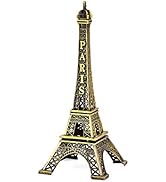 DS. DISTINCTIVE STYLE Eiffel Tower Model Eiffel Tower Metallic Statue Eiffel Tower Figurine for S...