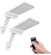Solar Lights Outdoor, Aqonsie 180° Adjustable 56LED Solar Flood Light, Outside Security Motion Se...