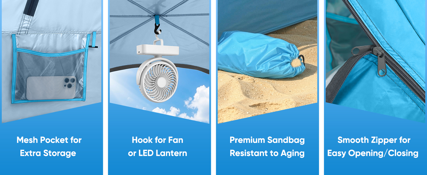 pop up beach tent