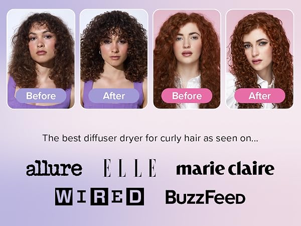 The best diffuser dryer for curly hair.