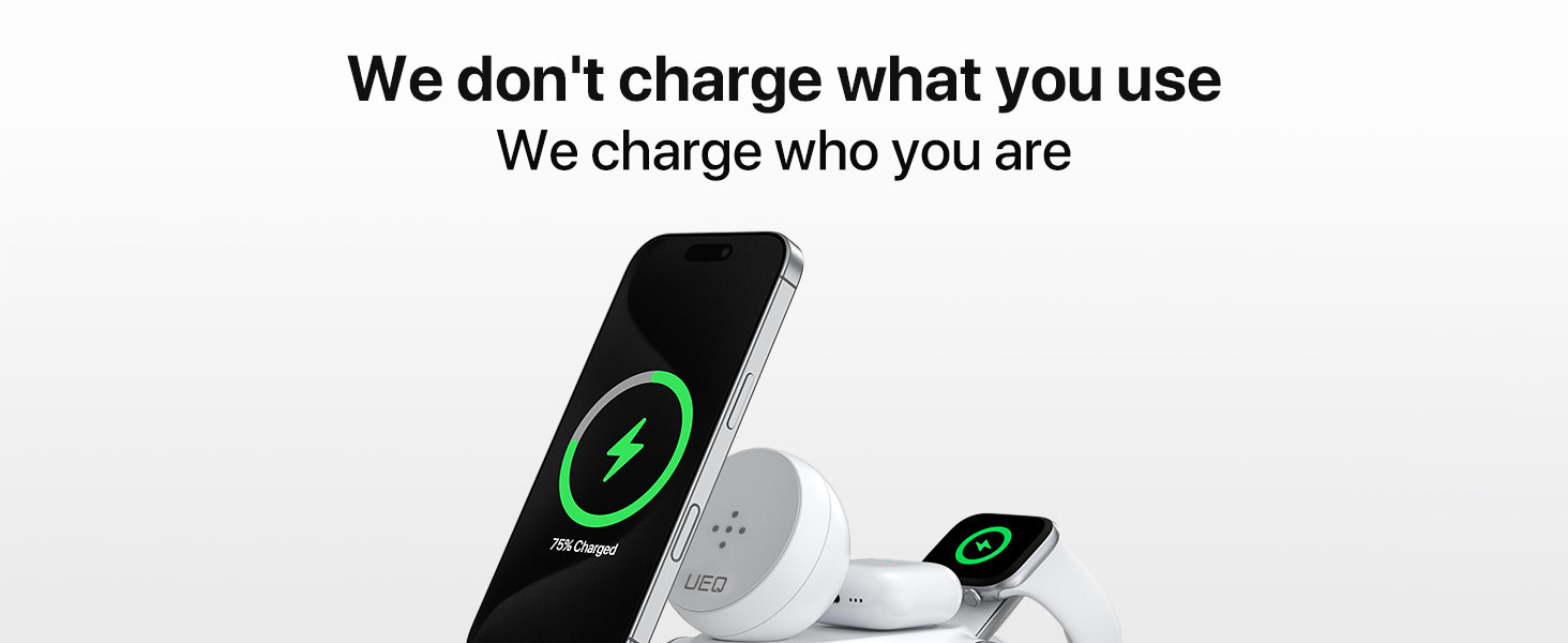 4 in 1 magnetic wireless charging station for apple devices