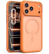 Guppy Magnetic for iPhone 17 Pro Max Case, [Compatible with MagSafe] Slim Cute Matte Translucent ...