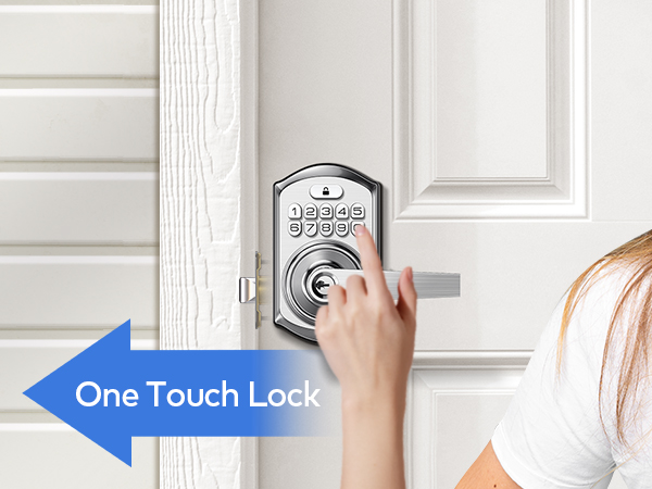 Press any key for 2 seconds to lock