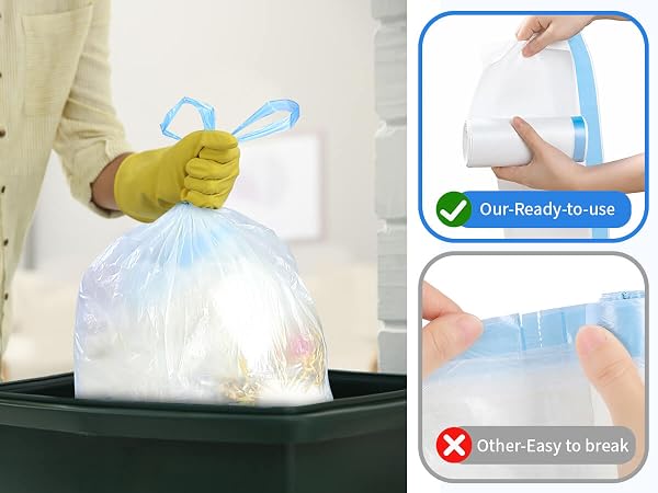 210 Count 4 Gallon Trash Bags