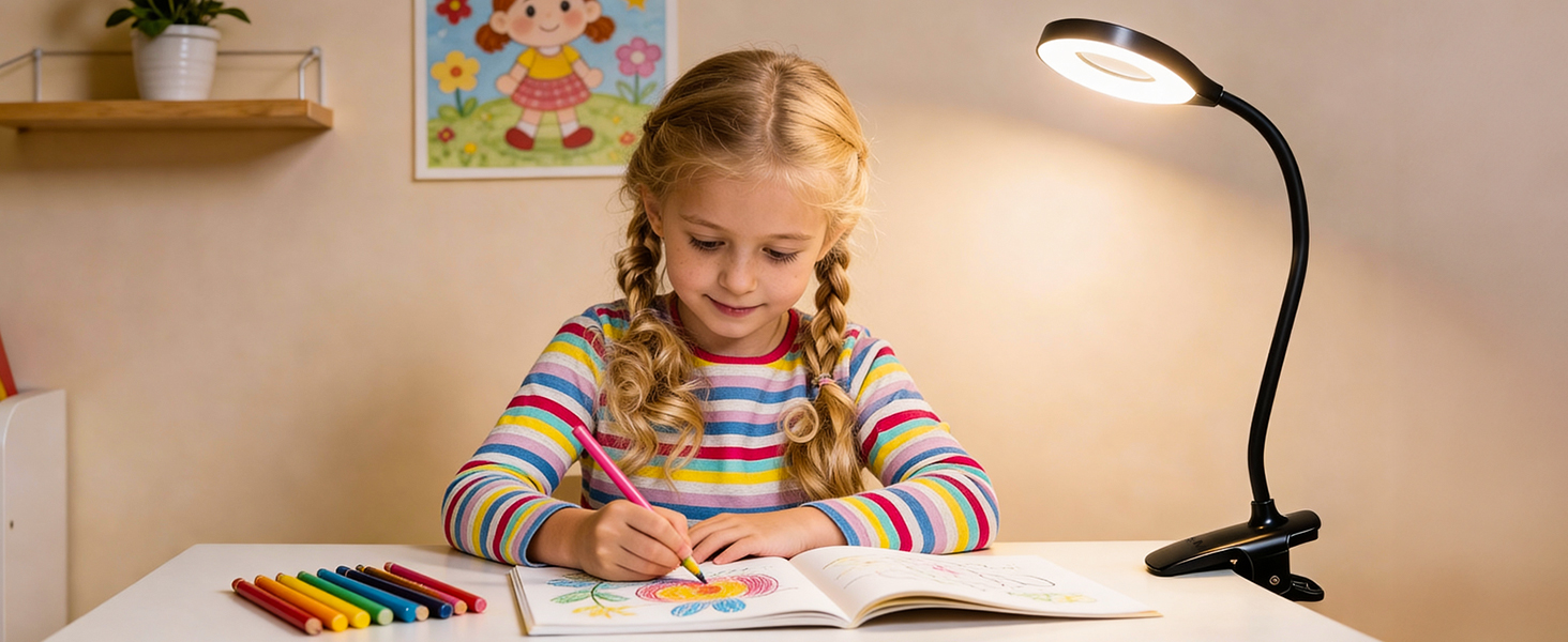 clip on reading light for kids