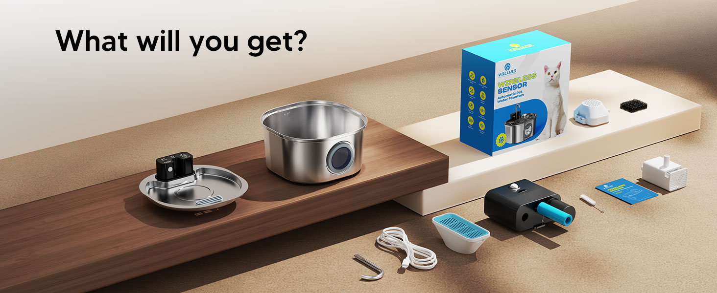 wireless cat water fountain