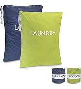 GOGOODA Travel Laundry Bags – Packable &amp; Splash-Resistant Clothes Organizer with Handle | Lightwe...
