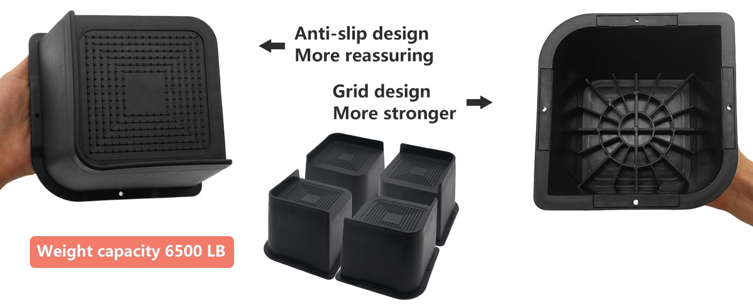 Bed furniture risers