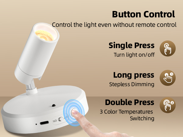 spotlight indoor button control
