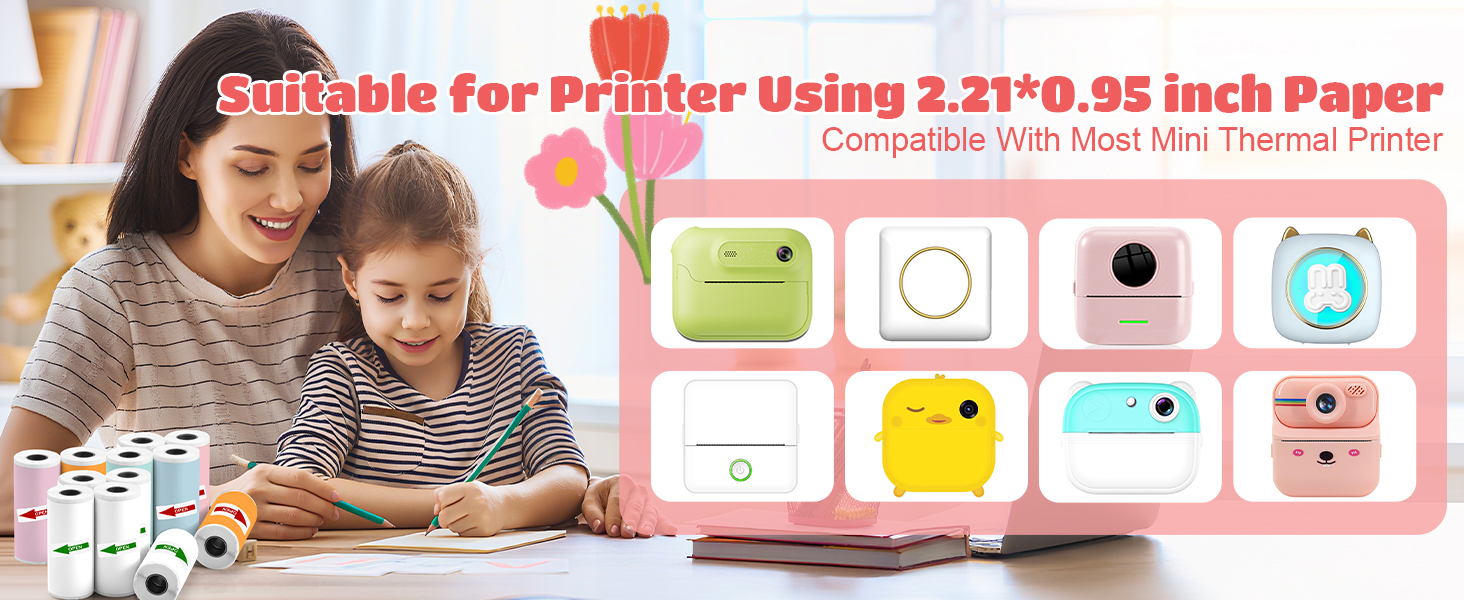 mini printer sticker paper mini thermal printer sticker paper thermal sticker paper