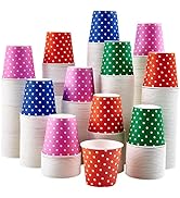 [600 Pack] 3 oz Paper Cups, Mouthwash Cups, Disposable Bathroom Cups, Cold Beverage Drinking Cup ...