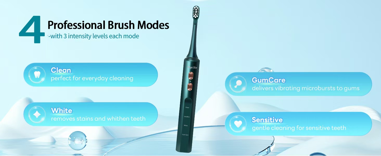 4 Modes and 3-Speed Switching