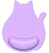 Hsxnam Ergonomic Mouse Pad with Wrist Rest, Cute Cat Memory Foam Padded Pain Relief Non-Slip Wris...