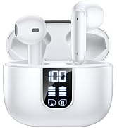 Wireless Earbuds Bluetooth 5.4 In Ear Buds 6 Mic ENC Noise Cancelling Clear Calls, Deep Bass HiFi...
